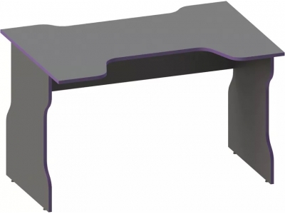 Стол компьютерный К1 Вардиг (антрацит фиолетовый)